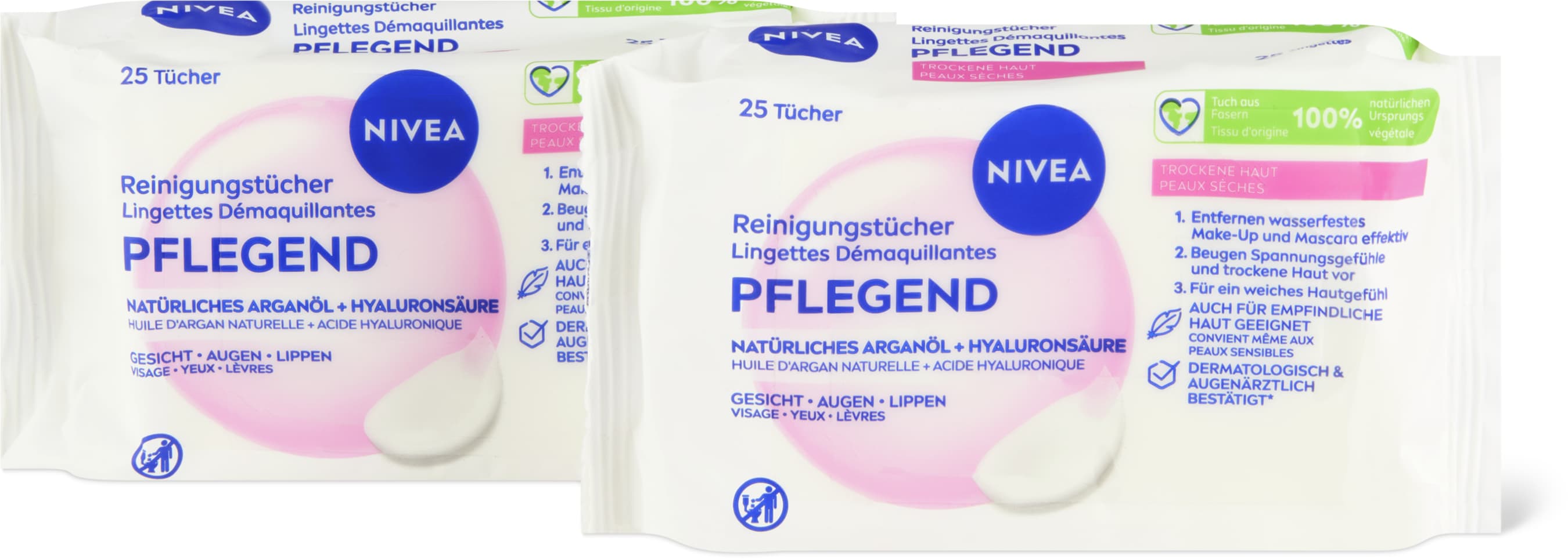 Salviettine detergenti nutrienti
